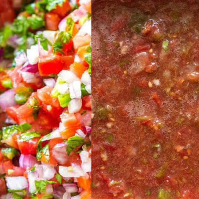 My easy cheat recipe for Pico de Gallo. Or blend it up for Salsa!