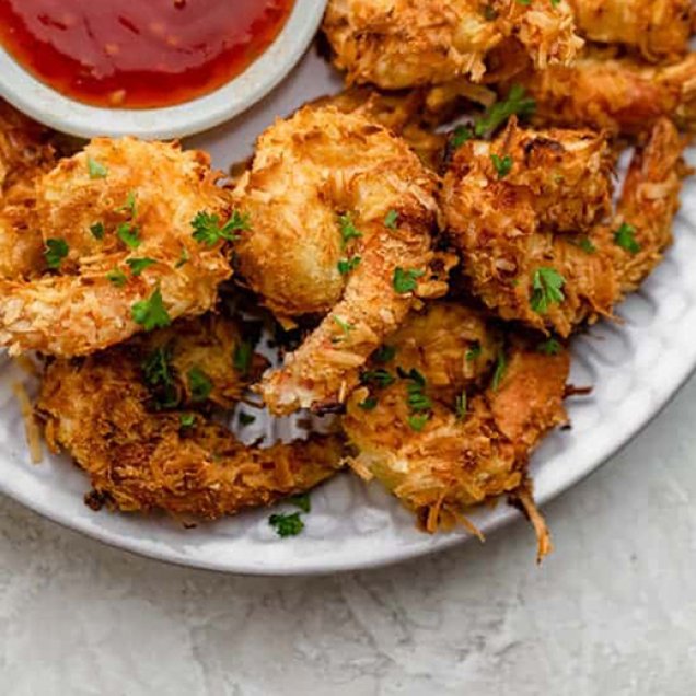 This Air Fryer Coconut Shrimp recipe is like your favorite restaurant style version but only healthier because it is air fried!