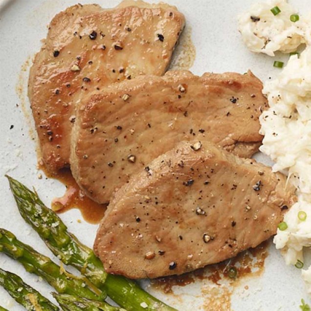 This quick and easy pork tenderloin recipe gets its savory flavor from a garlic sesame marinade