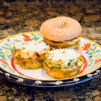 Easy egg omlet in a muffin tin! GO CRAZY!